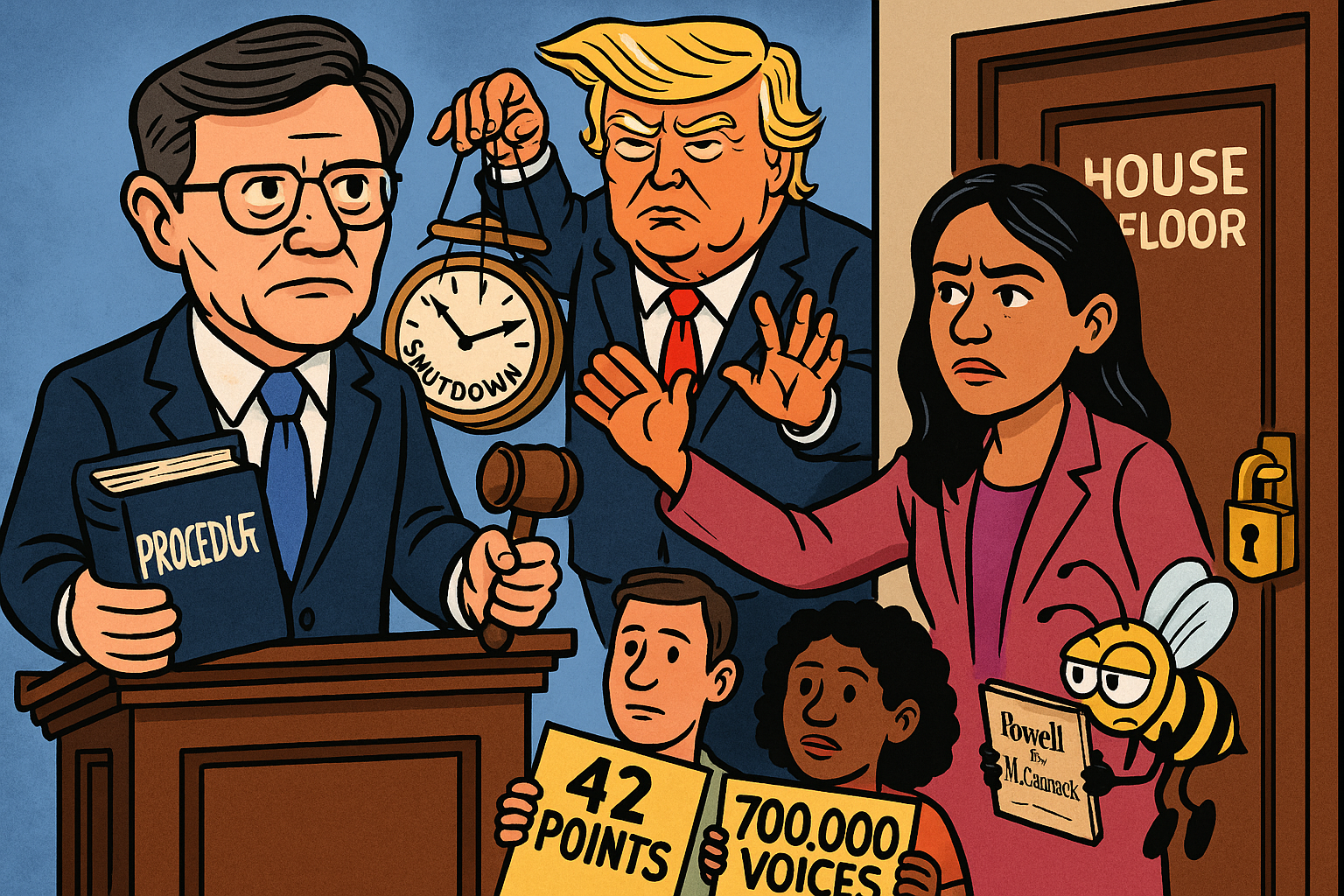 The Missing Congresswoman: How Mike Johnson Turned a 42-Point Win Into a Hostage Situation