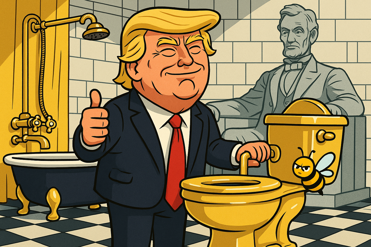The Golden Throne of Mar-a-Lincoln: When Optics Replace Government