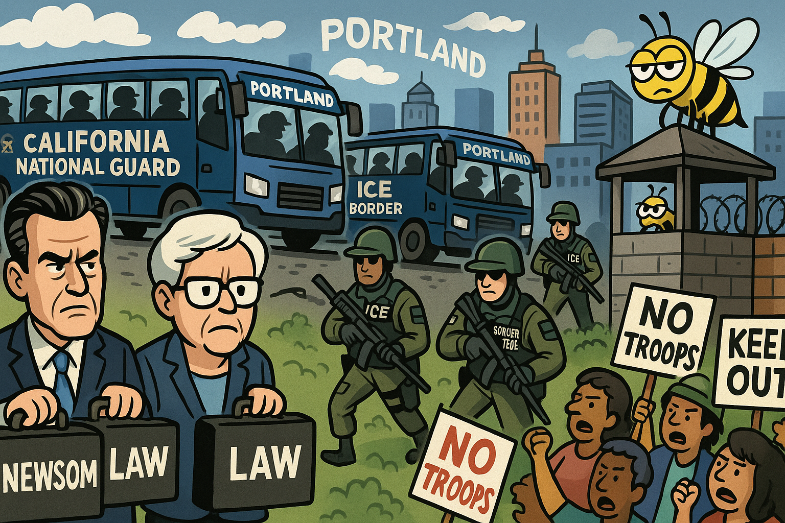 Pentagon bypass 2.0: Trump’s Guard Swap to Portland, Court Orders, and a Coup in Blue States