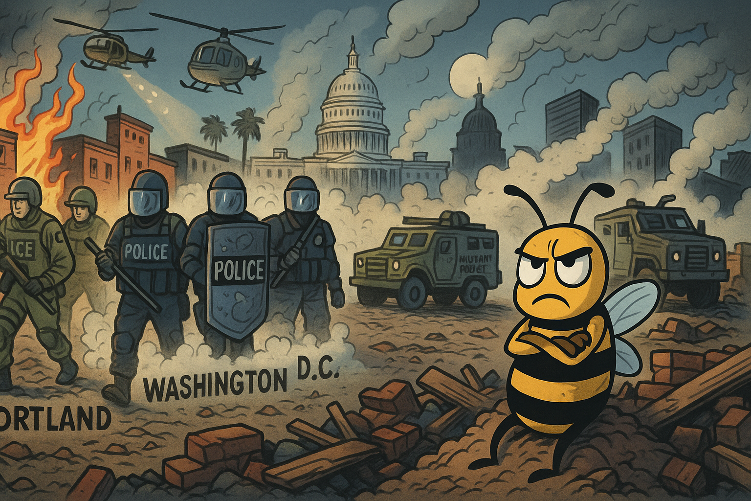 Resistance Cities Under Siege: Targeting Suggests “Feature, Not Bug” Fascism