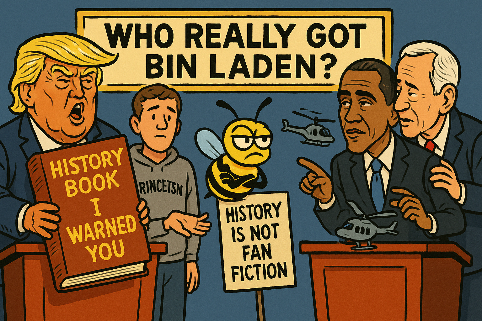 Trump’s Bin Laden Time Machine: A Masterclass in Historical Fan Fiction