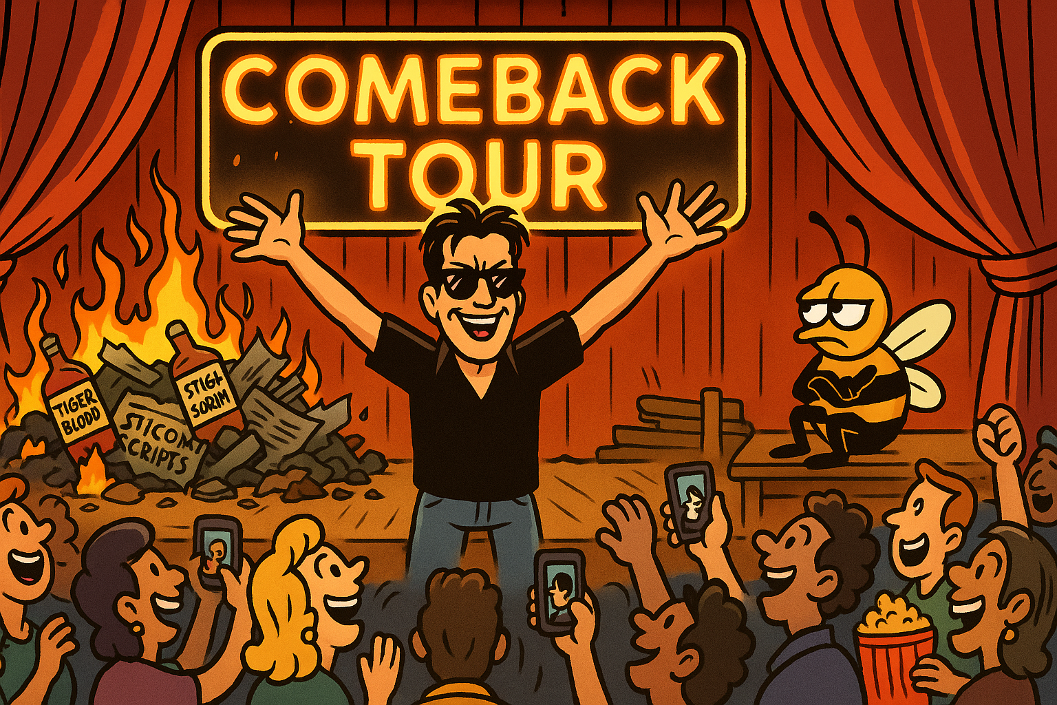 Charlie Sheen and the Eternal Circus of American Redemption