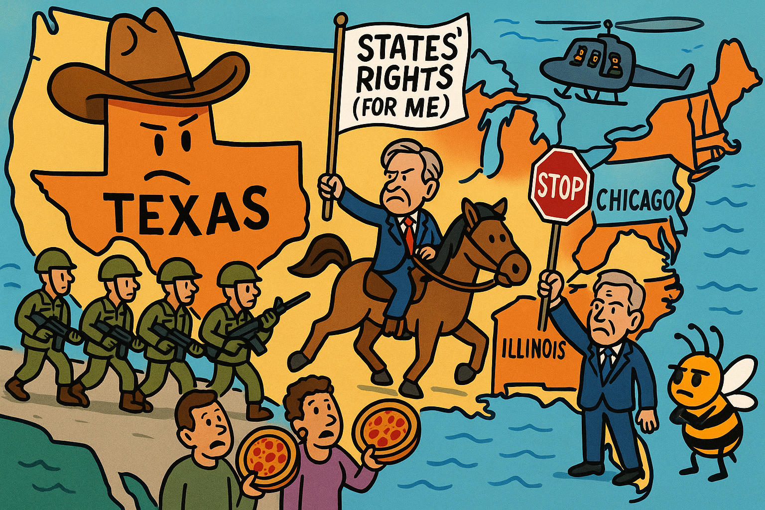 Remember the Alamo, Forget the Constitution: Texas Invades Chicago with the National Guard