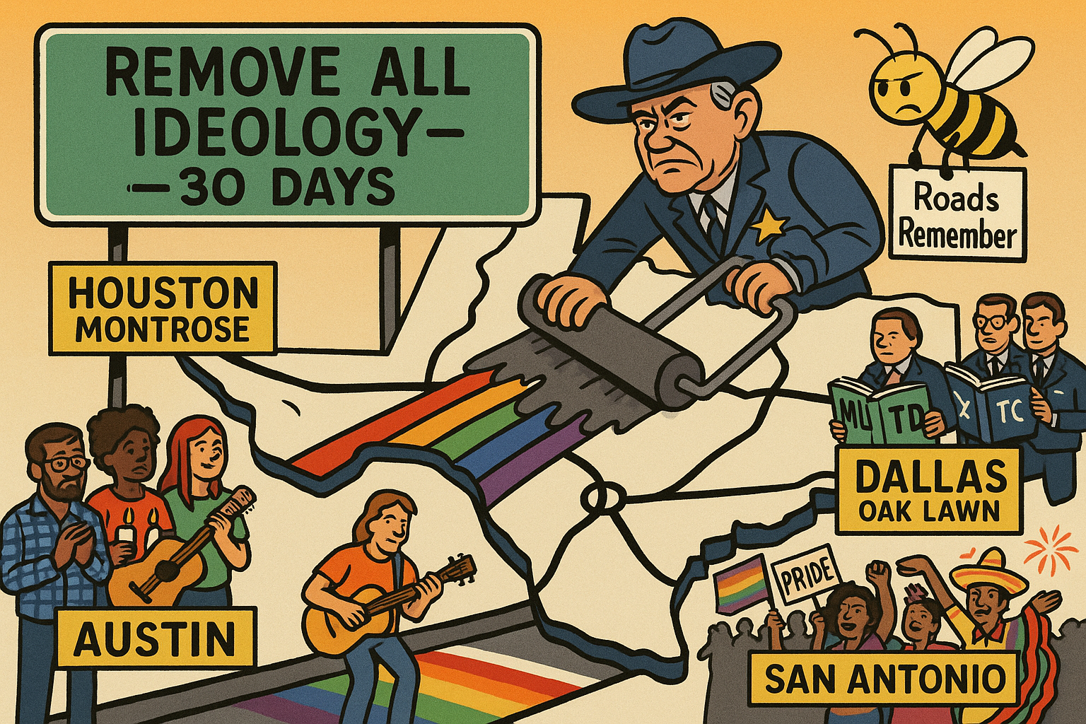 When Abbott Becomes the Paint Censor: Texas’ Rainbow Crosswalk Crackdown