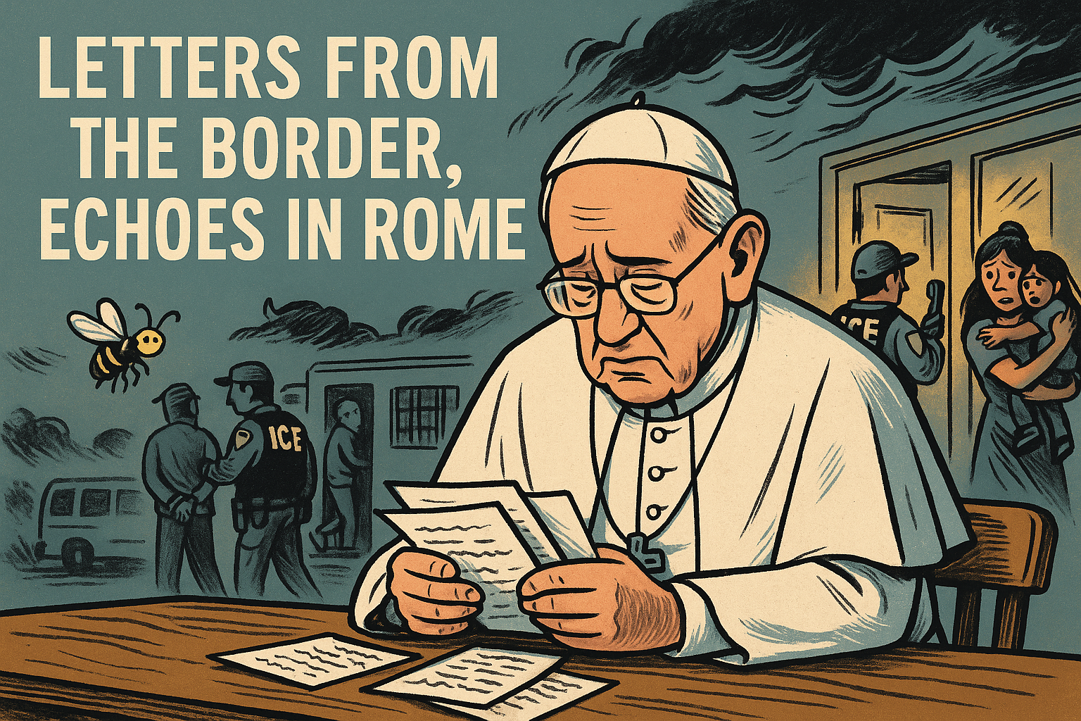 Letters From the Border, Echoes in Rome: Pope Leo XIV vs. Operation Midway Blitz