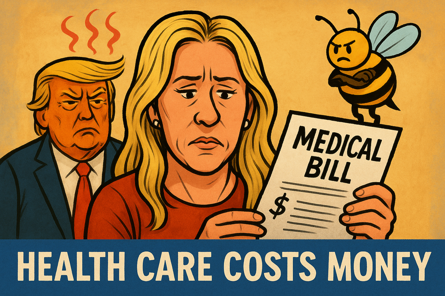 Marjorie Taylor Greene Discovers Health Care Costs Money: A MAGA Swan Breaks Formation