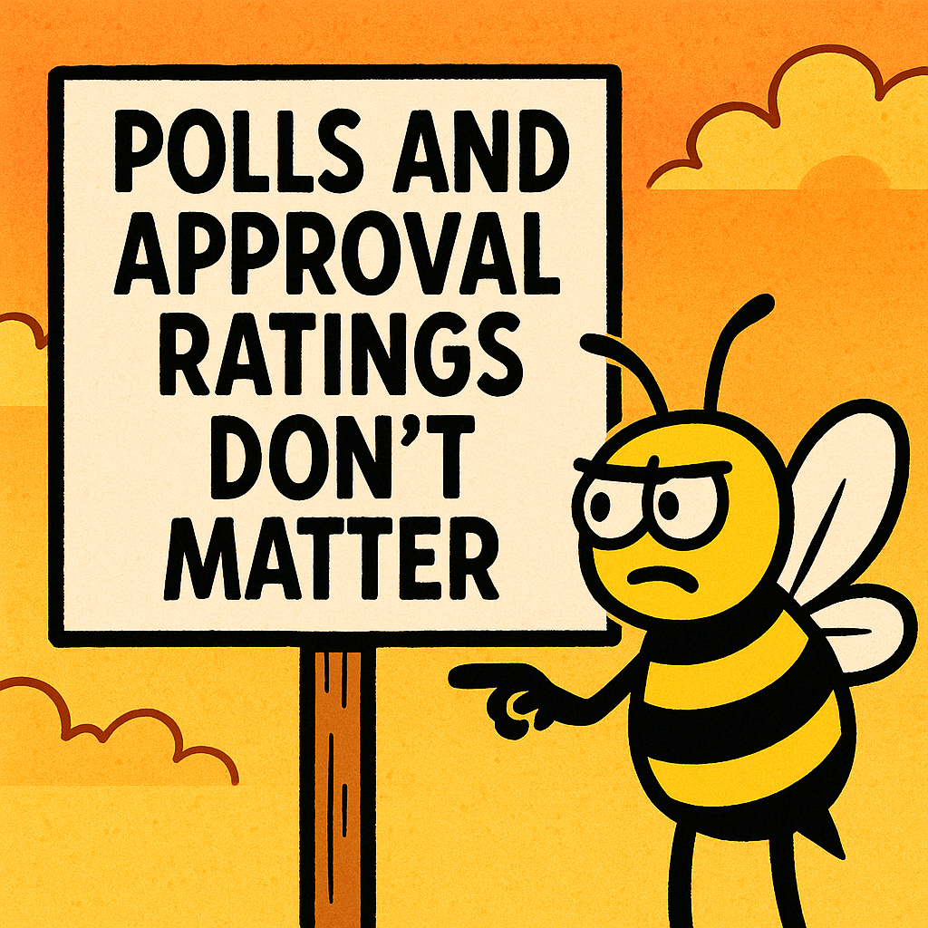 The Party of No Consequences: Why Approval Ratings Are a Dead Metric in a Dead Democracy