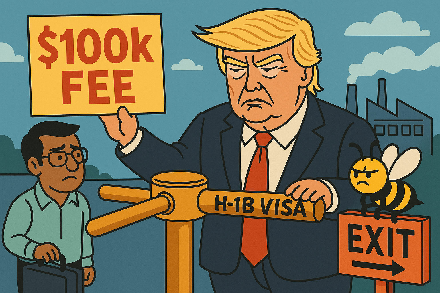 The $100 K Trump Grift: How the H-1B Fee Doesn’t Solve the STEM Shortage, It Exports It