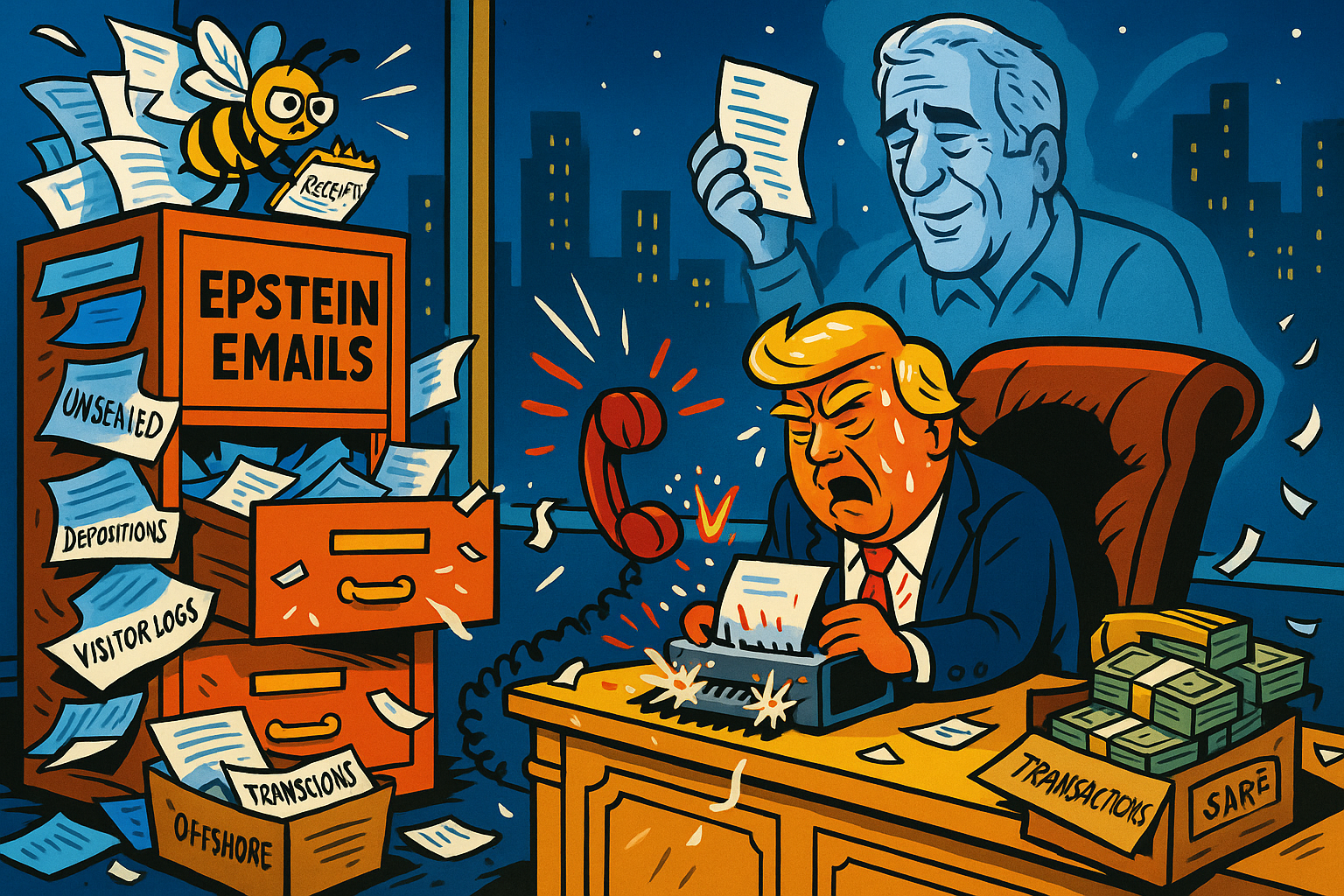 Epstein: Trump Has His Own Email Problem and I Think I Hear Hillary Laughing