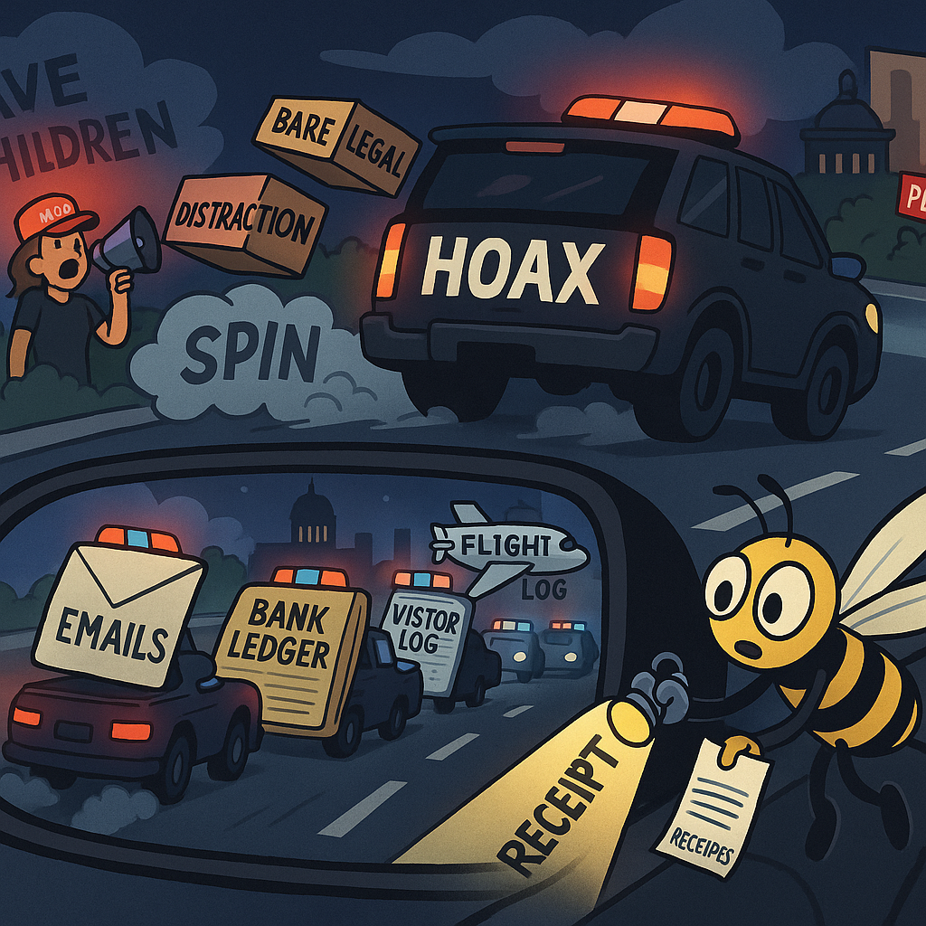 Trump’s MAGA: From “Save the Children” to “Hoax, Move On”