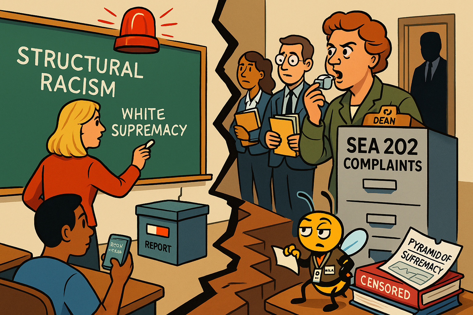 The New Campus Survival Skill: Duck, Cover, And Don’t Say “White Supremacy” Out Loud