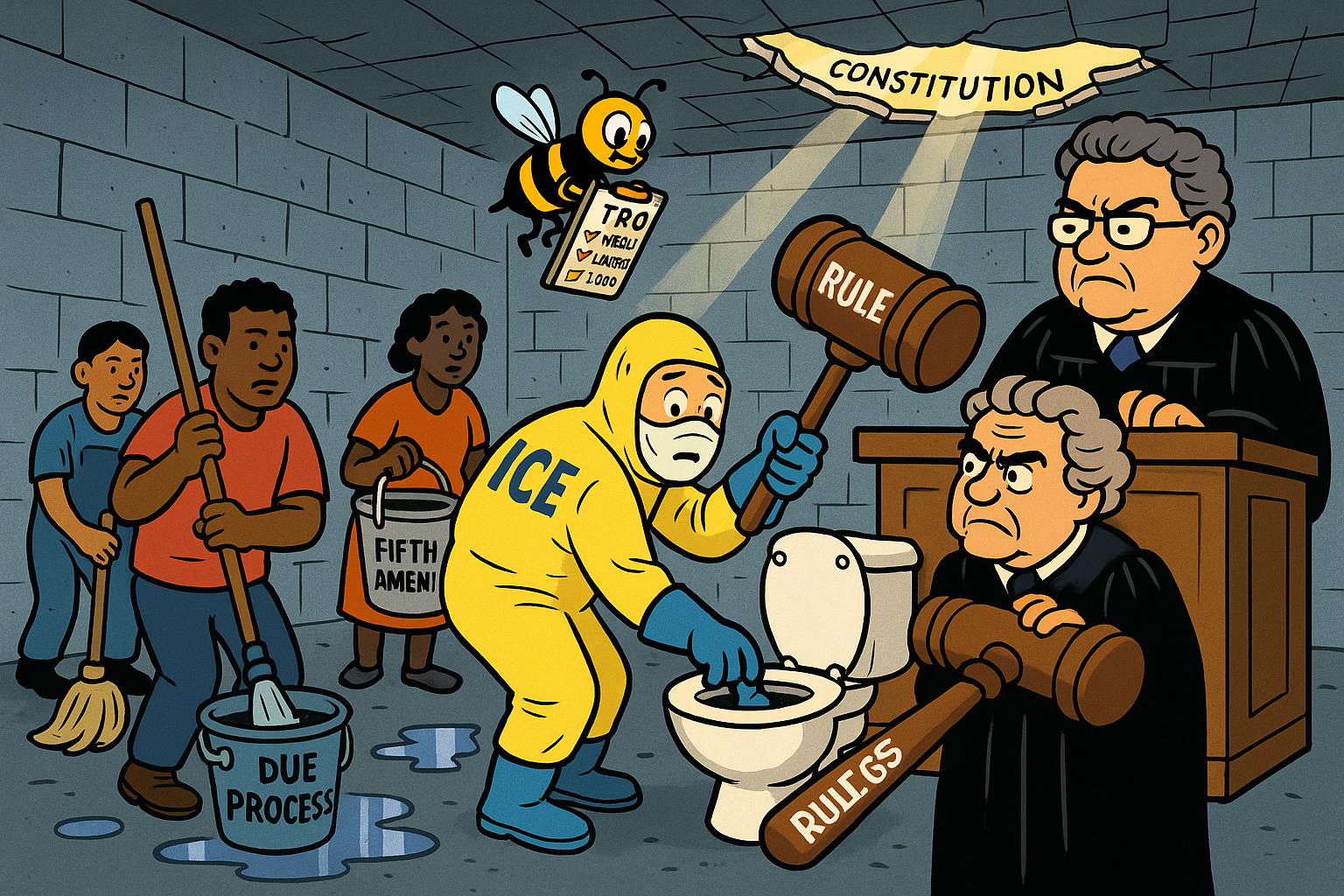 Clean Toilets, Dirty Secrets: ICE Finally Gets a Court-Ordered Makeover in Broadview