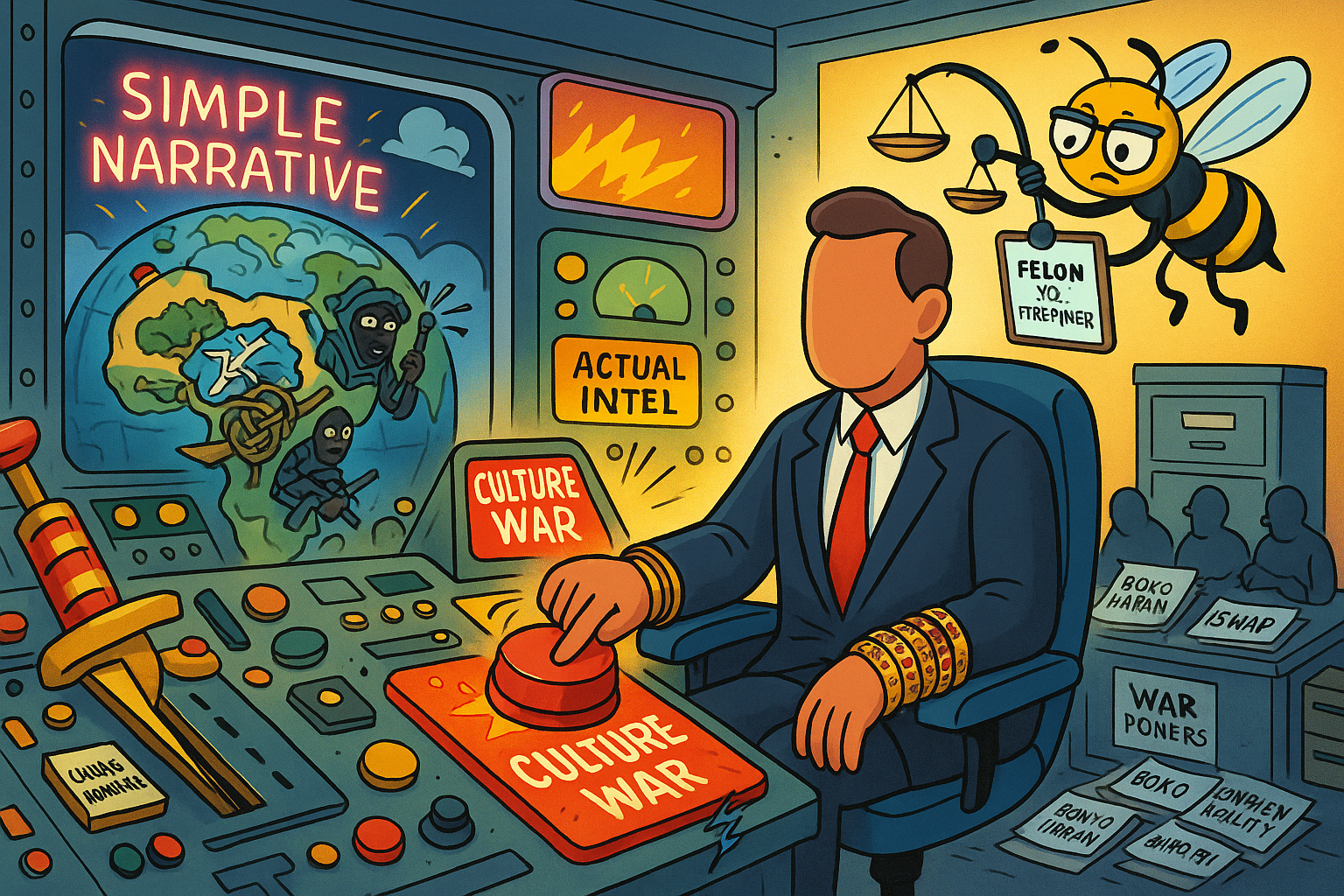 Trump The Commander in Chaos: How One Man With Thirty Four Felonies Is Selling Nigeria as His New Christian Reality Show