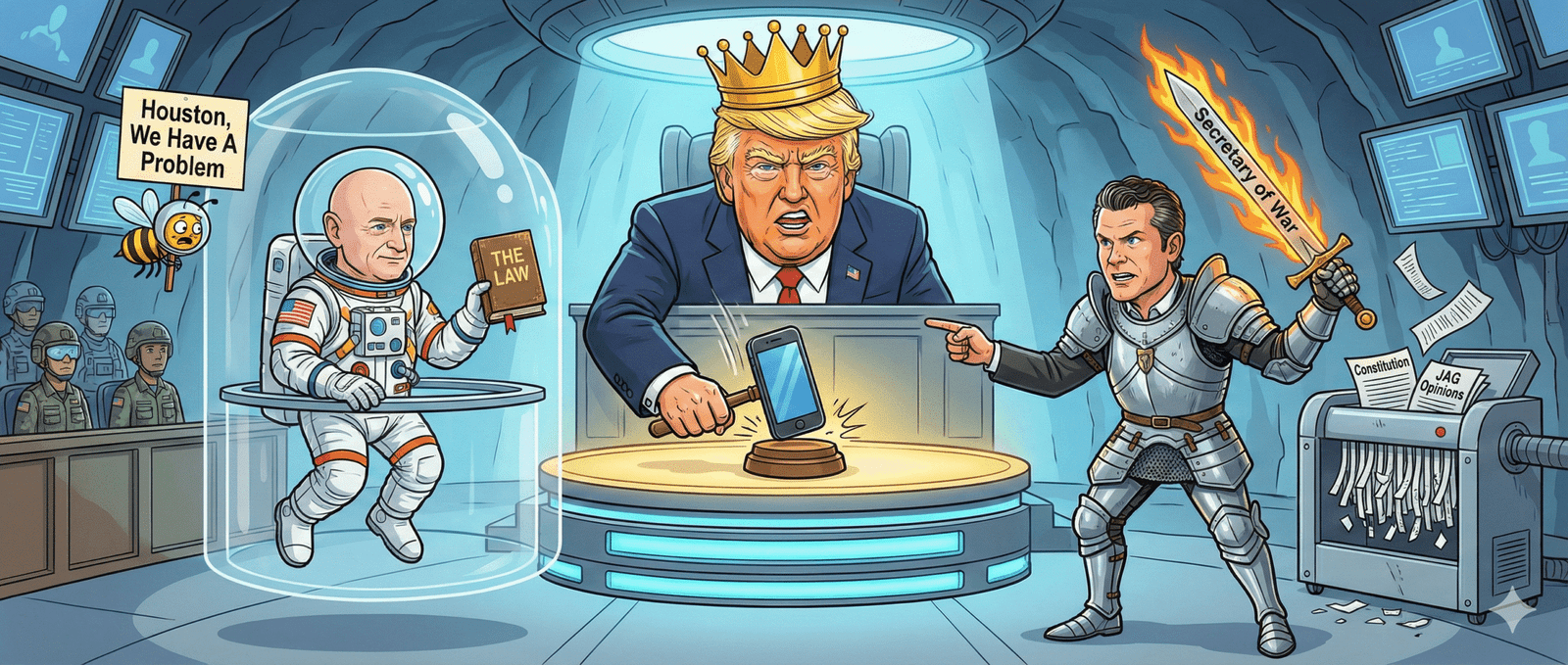 The Secretary of War vs. The Astronaut: Why the Pentagon Is Court-Martialing a Senator for Reading the Manual