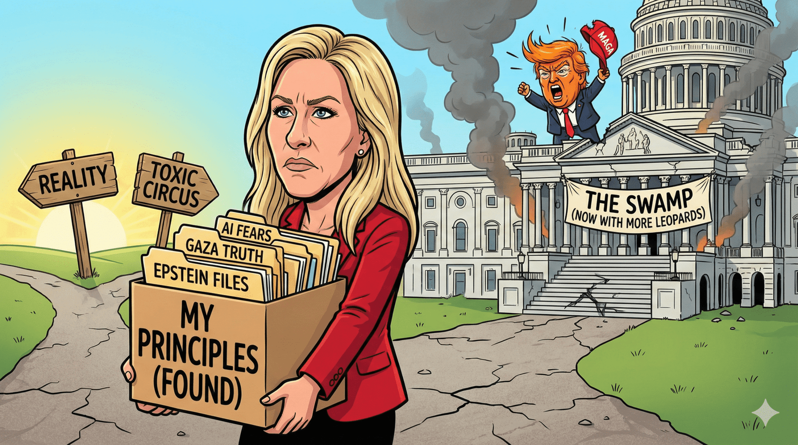 The Broken Clock Finally Strikes Twelve: A Eulogy for the Marjorie Taylor Greene Era