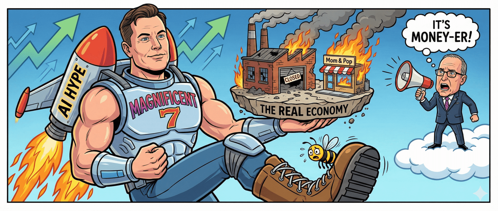 The Economy Is Just Three AI Trench Coats in a Trench Coat: Why Your 401(k) Is Actually a Casino Bet on Chatbots