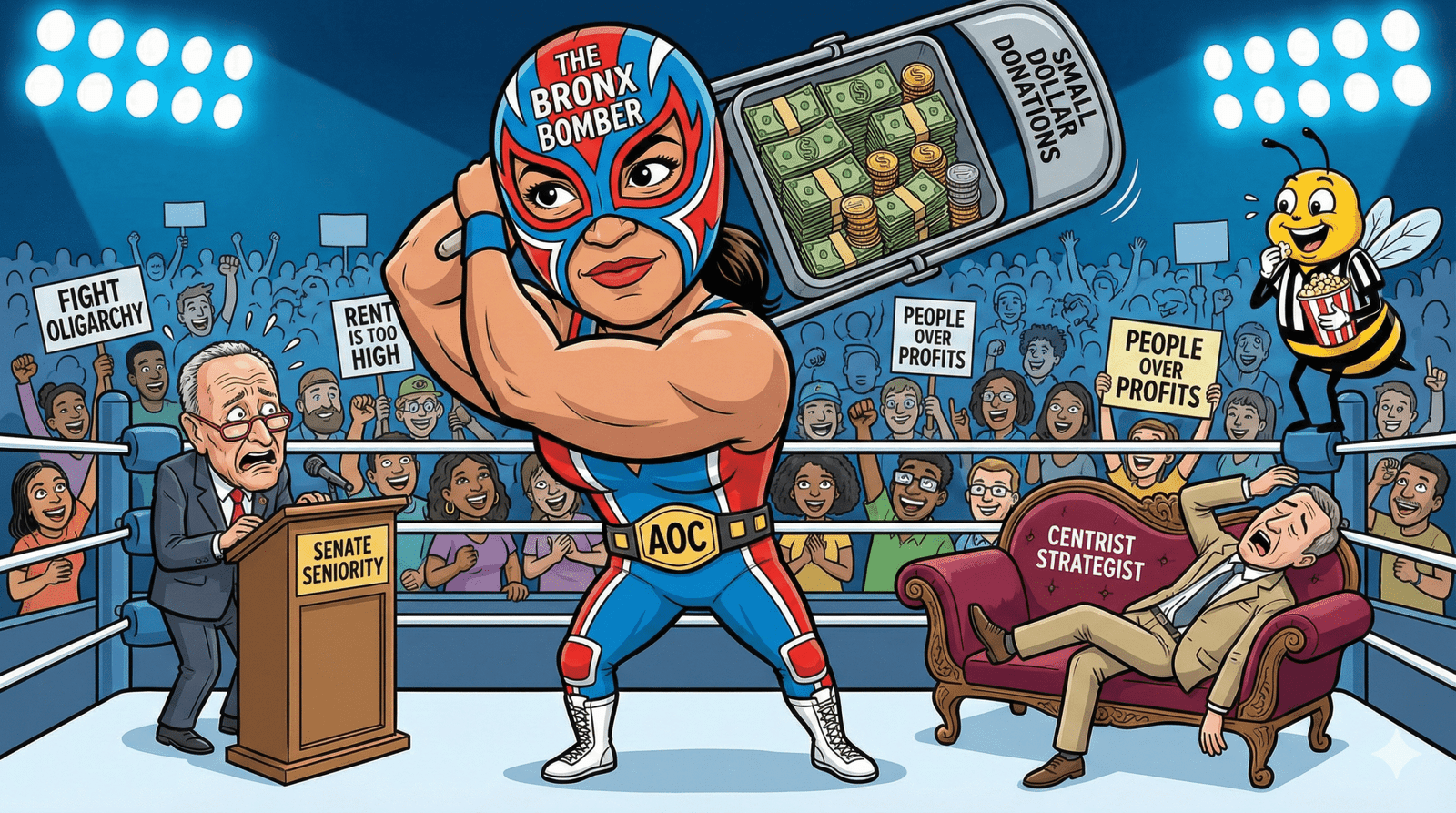 The Bartender Who Bought the Bar: Why AOC’s Senate Run Is the Chaos We Deserve