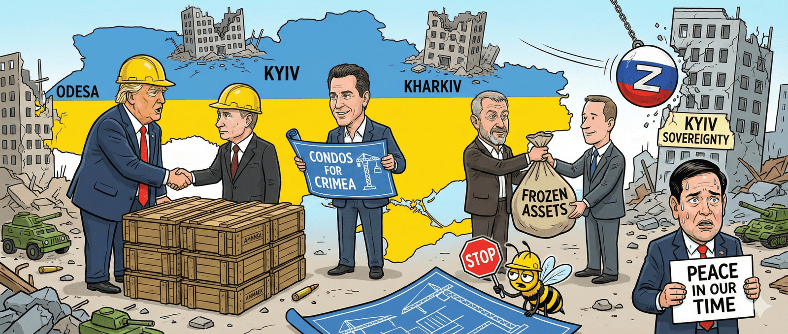 How Trump’s “Peace Plan” Turned Ukraine into a Real Estate Distressed Asset