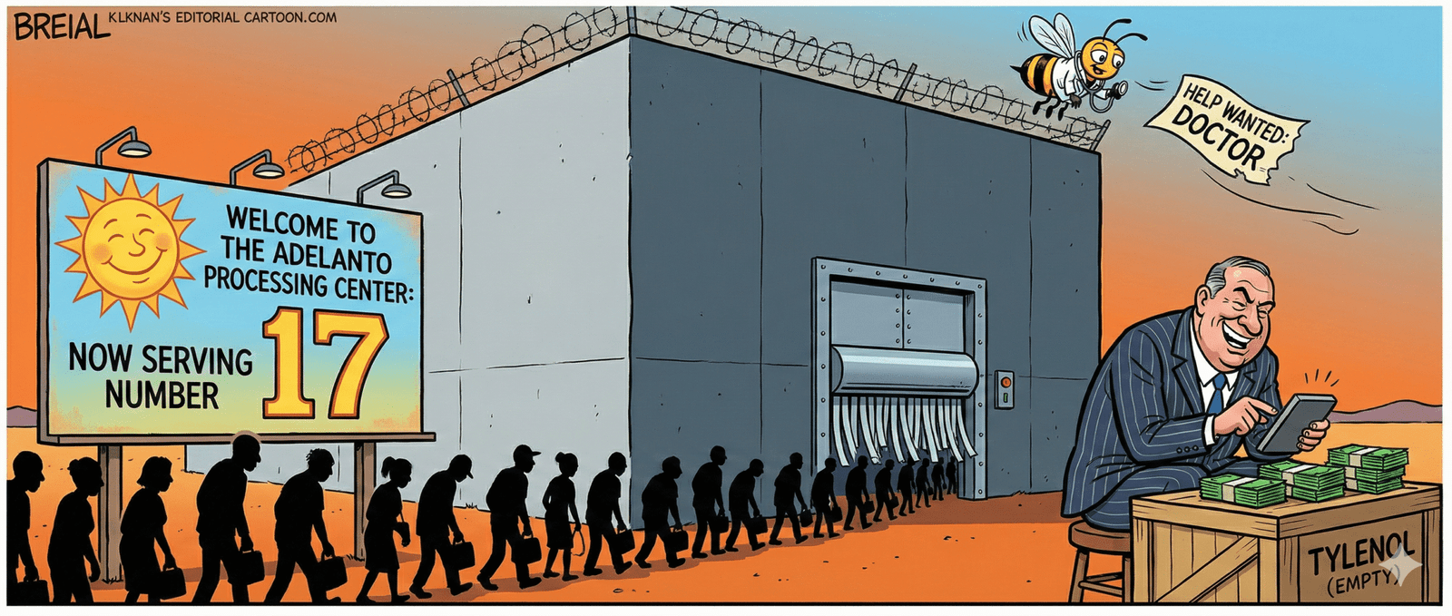 Trump’s ICE Body Bag: Where the Amenities Are Tylenol and a Body Bag