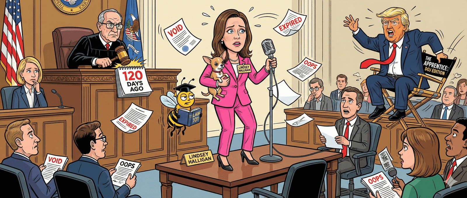 Legally Bland: How the Trump DOJ Tried to Cast Lindsey Halligan as a Prosecutor and Forgot to Read the Script