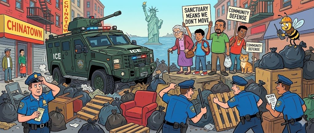 The Sanctuary City That Requires a Garbage Barricade: A Review of the Lower Manhattan ICE Follies