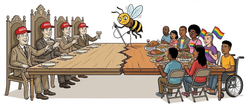 The Myth of the “Good Old Days”: A Thanksgiving Toast to the Eras That Tried to Erase Us