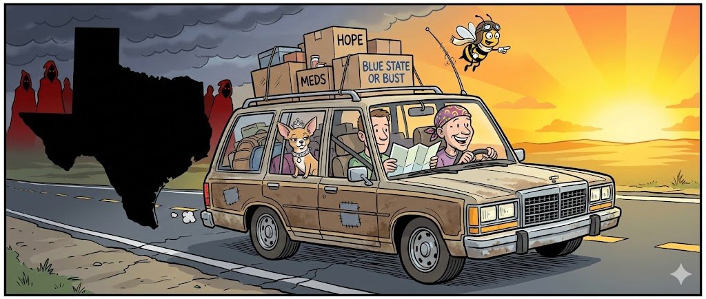 Gratitude in the Blast Zone: A Love Letter to Matthew, Chemo, Chihuahuas, and the Art of Not Dying in Texas