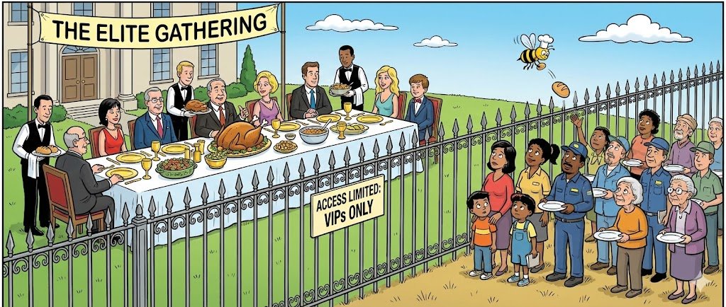 The Dictator’s Holiday Greeting Card: A Thanksgiving Message from the Ministry of Demigration