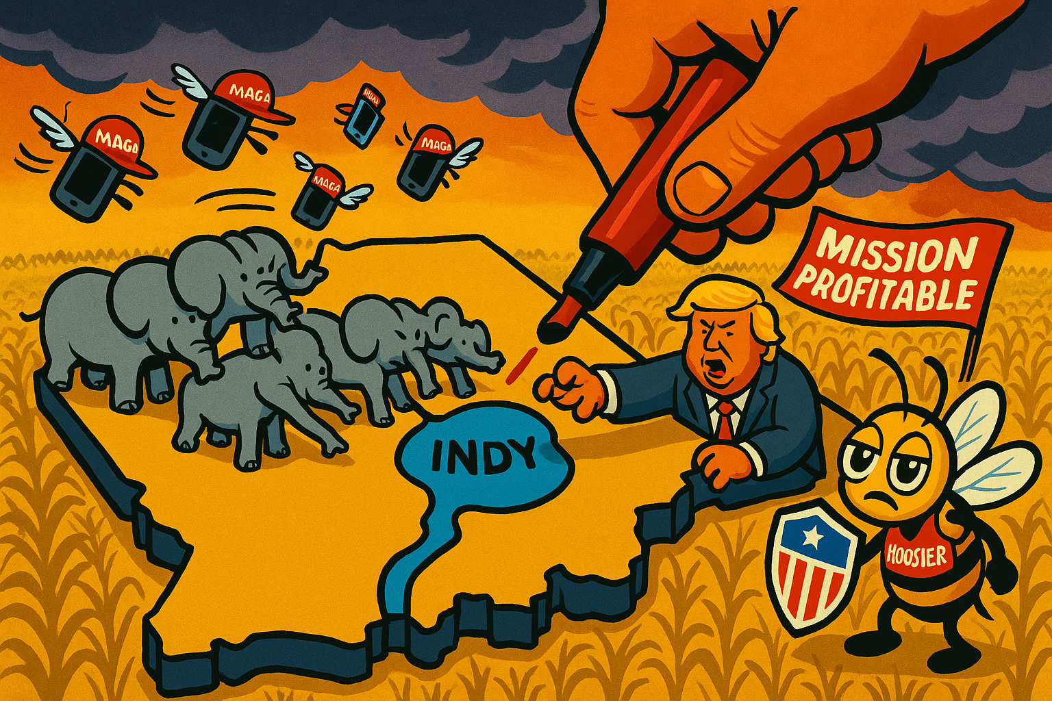 Indiana Redistricting Meltdown: Trump Pressures GOP and the Map Refuses to Move
