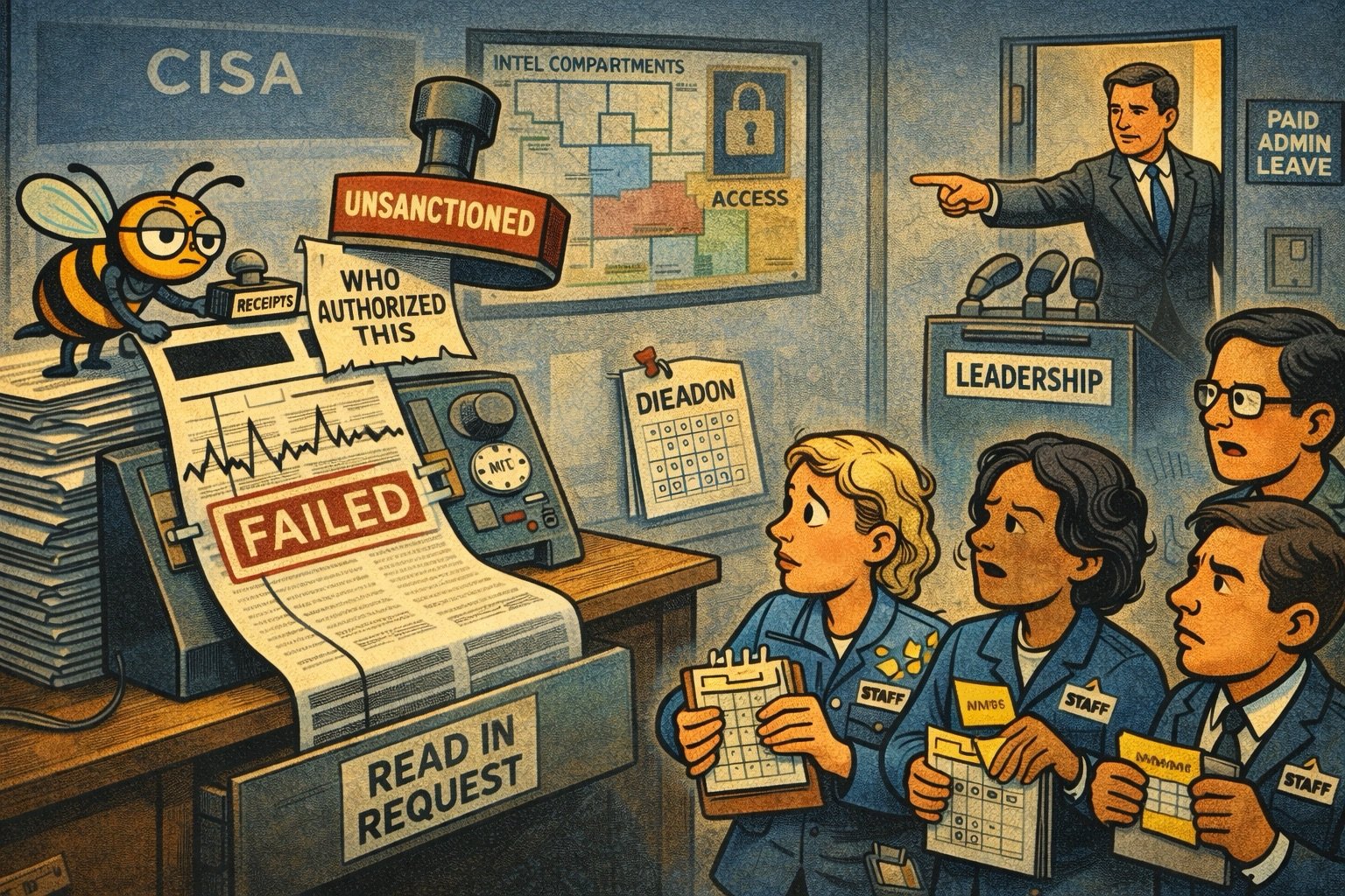 CISA’s Acting Director Took a Polygraph He Didn’t Need, Failed It, Then Put the Calendar Under Investigation