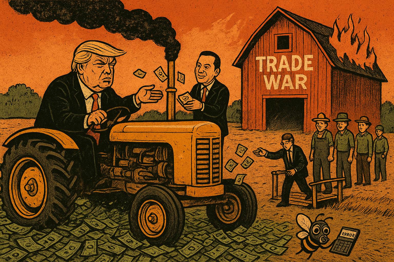 Trump’s $12 Billion Apology Note to Farmers Is Signed With Your Credit Card