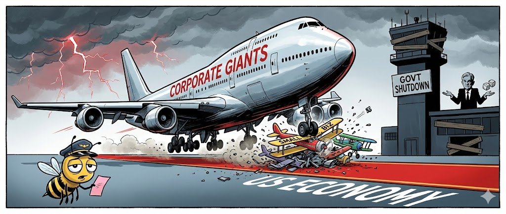 The Soft Landing Just Broke Its Landing Gear: Why the Economy Is Eating the Little Guy