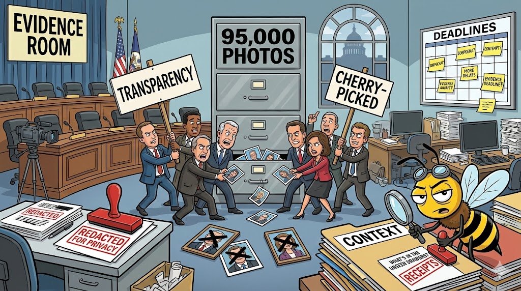 Congress Drops Epstein Party Photos Like It’s a Playlist and Calls It Oversight