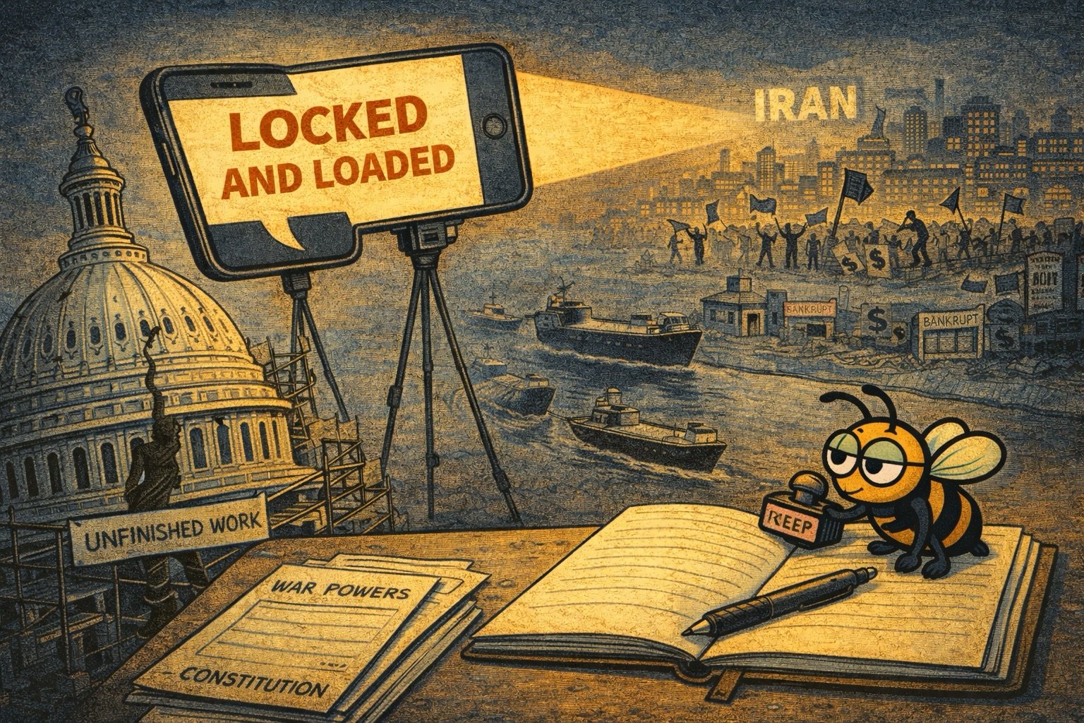 “Locked and Loaded” for Someone Else’s Streets, While Ours Are Still Cracking